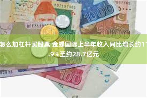 怎么加杠杆买股票 金蝶国际上半年收入同比增长约11.9%至约28.7亿元