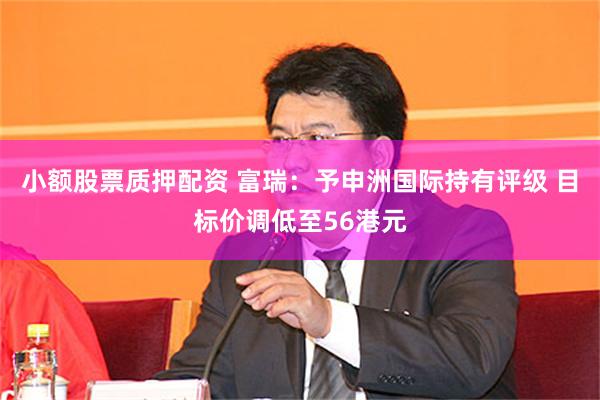 小额股票质押配资 富瑞：予申洲国际持有评级 目标价调低至56港元