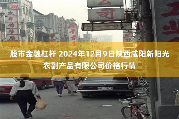 股市金融杠杆 2024年12月9日陕西咸阳新阳光农副产品有限公司价格行情