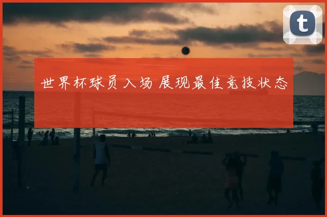 世界杯球员入场 展现最佳竞技状态